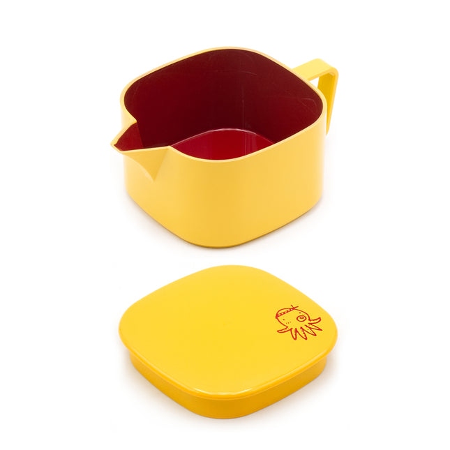 Japanese Yellow Takoyaki Dispenser Pot