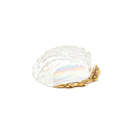 Swan Handle Glass Serving Dish Set