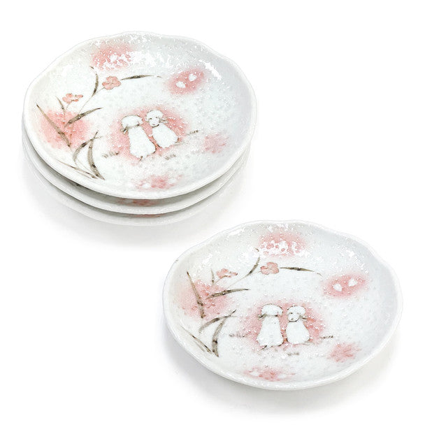 Kafuh Puppy Love Spring Plates 4pc Set