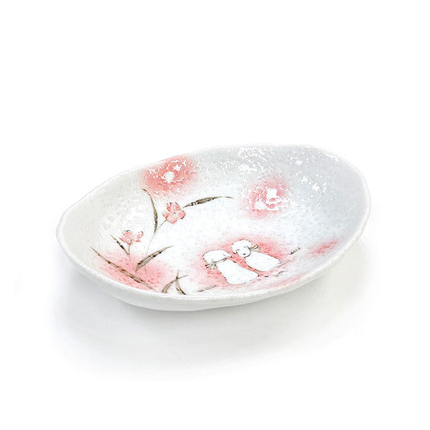 Kafuh Puppy Love Spring Oval Plates 2pc Set