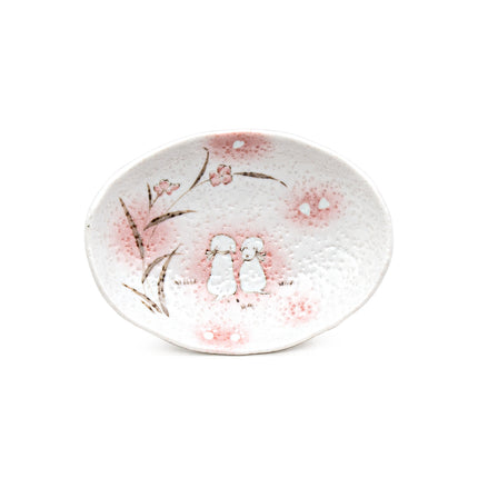 Kafuh Puppy Love Spring Oval Plates 2pc Set