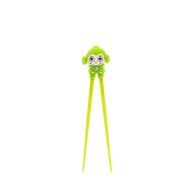 Kids Monkey Helper Chopstick - Green