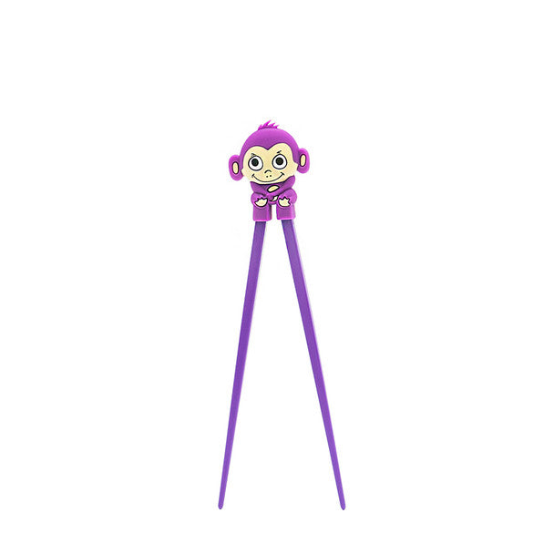 Kids Monkey Helper Chopstick - Lavender