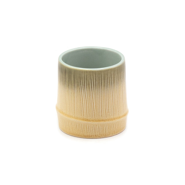 Japanese Bamboo Ceramic Cup – Gradient Glaze