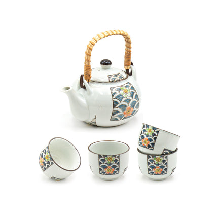 Flower Teapot Teacup Set