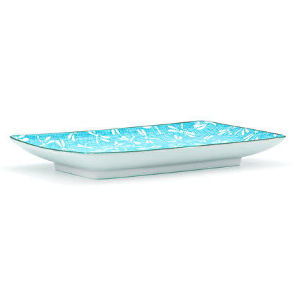 Japanese Dragonfly Sushi Plate Set for 2 - Blue