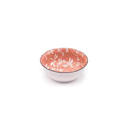 Japanese Dragonfly Sushi Plate Set for 2 - Red