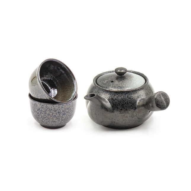 Ceramic Kyusu Teapot & Teacup Set