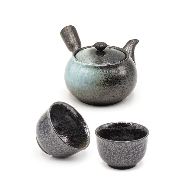 Ceramic Kyusu Teapot & Teacup Set