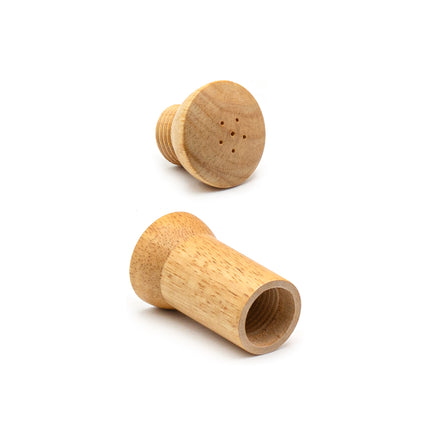 Wooden Salt Shaker - Set of 2