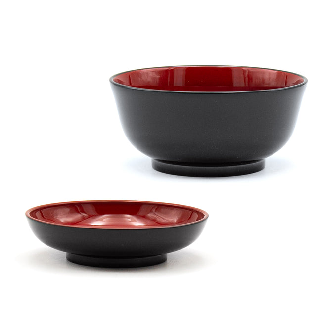 Japanese Round Laquer Bowl with Lid