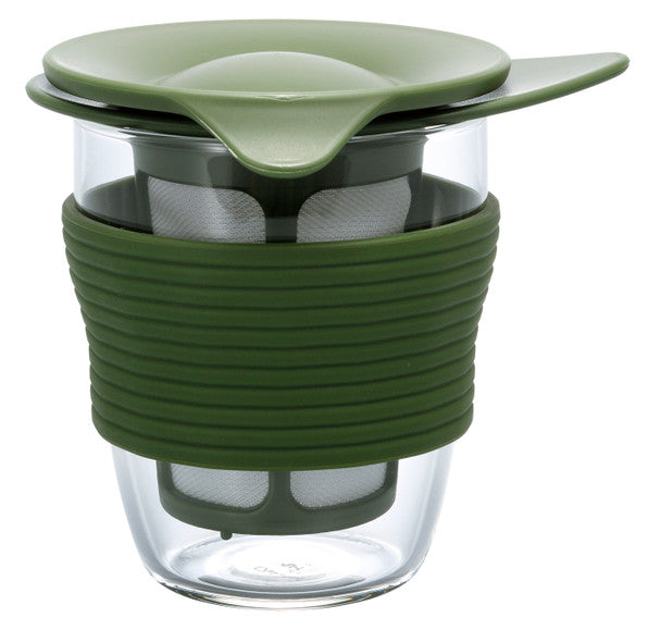 Hario Handy Tea Maker 200ml, Olive Green