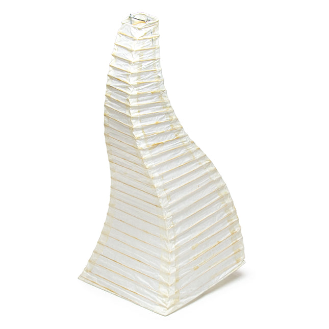 White Paper Hanging Lantern 10"L x 22"H - Set of 2