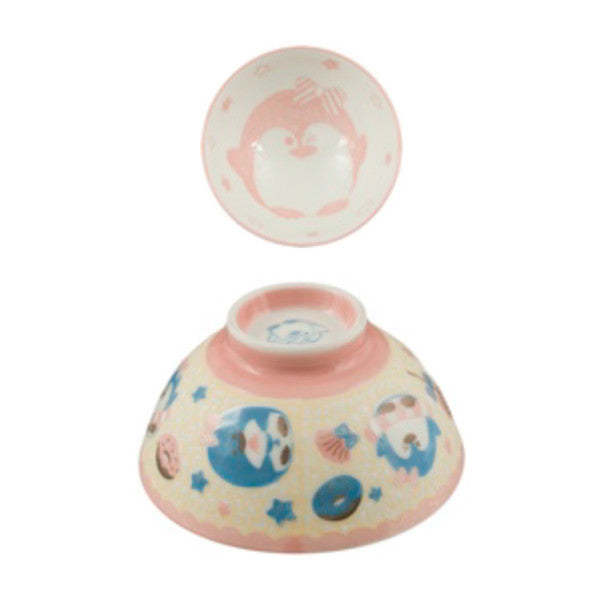 Kids Otter and Star Bowl - Pink/Blue