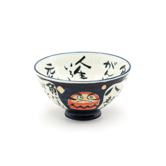 Japanese Daruma Rice Bowl 4.8"D