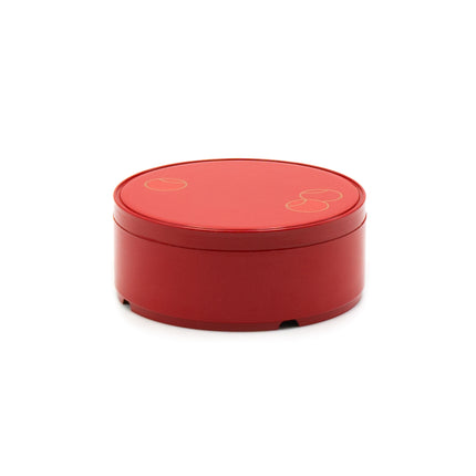 Japanese Round Lacquer Lunch Bento Box