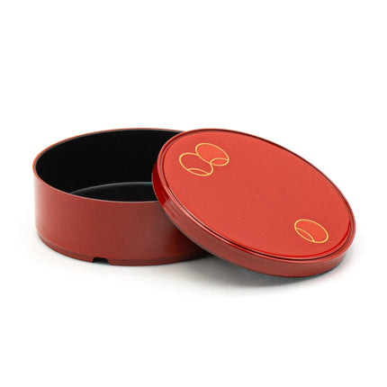 Japanese Round Lacquer Lunch Bento Box