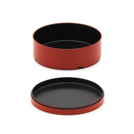 Japanese Round Lacquer Lunch Bento Box