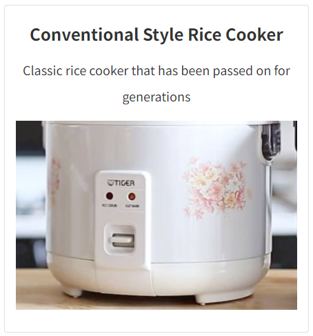 Tiger Electric Rice Cooker Lovely Flower Series 3,5.5,8,10-Cup
