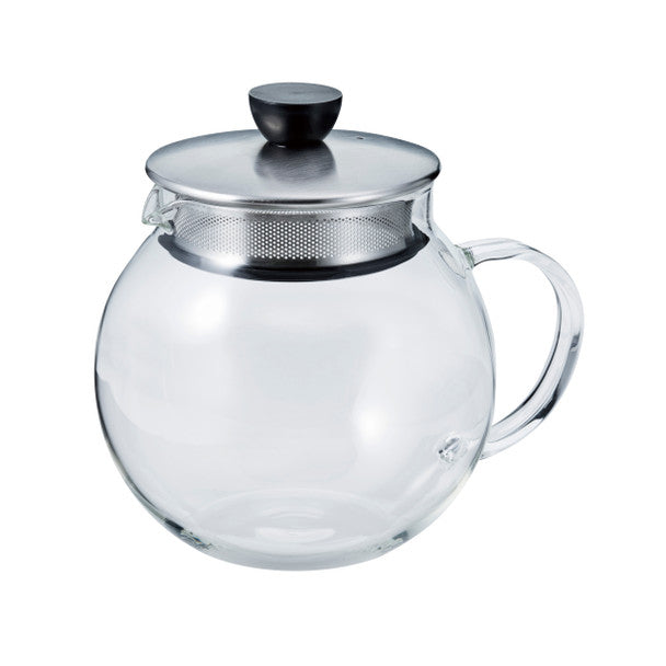 Hario Jumping Leaf Pot 600ml, Glass Tea Pot