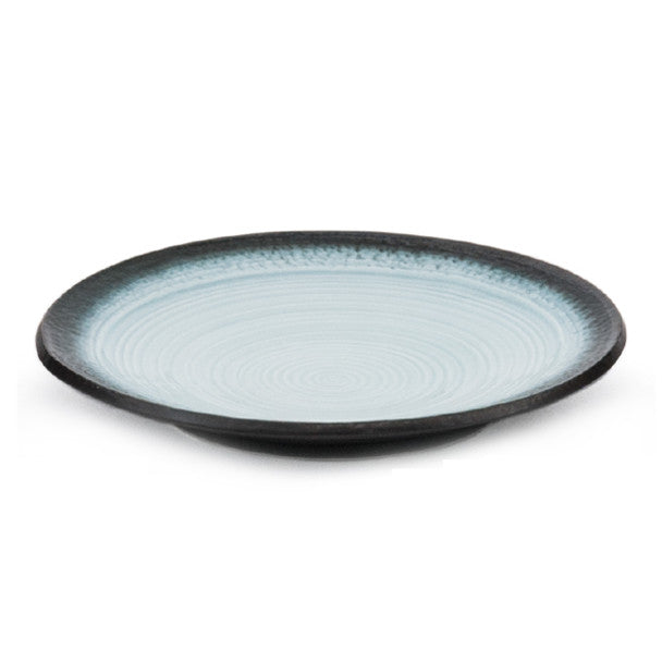 JX Blue Gradient Round Dinner Plate 10"D - Set of 5