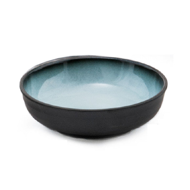 JX Blue Gradient Shallow Bowl - Set of 5