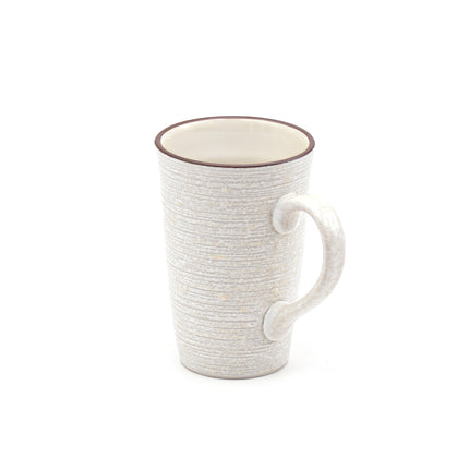 Japanese Glossy White Porcelain Mug