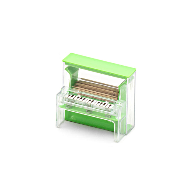 Piano Shaped Toothpick Holder Set - Green