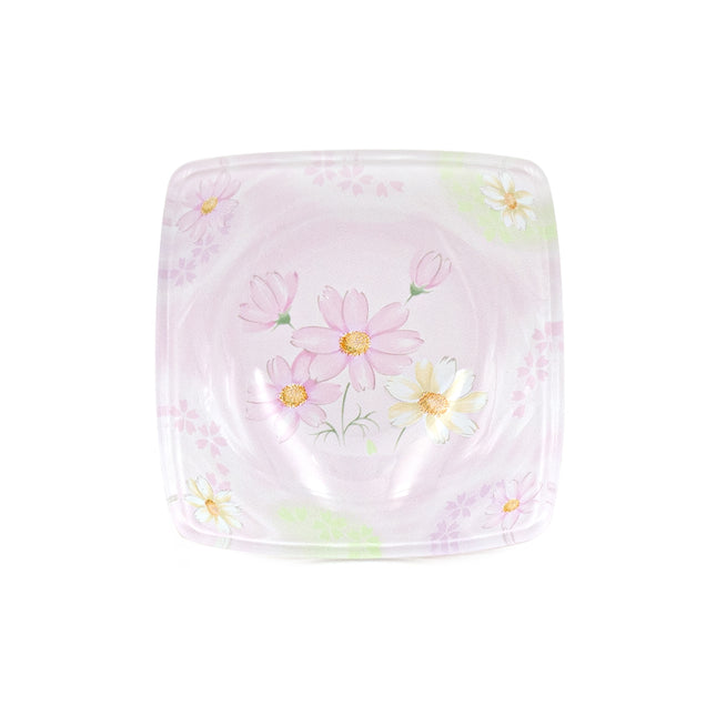 Japanese Kawamura Glass Plate Set (Pink)