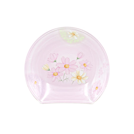 Japanese Kawamura Glass Plate Set (Pink)