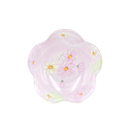 Japanese Kawamura Glass Plate Set (Pink)