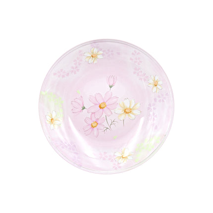 Japanese Kawamura Glass Plate Set (Pink)