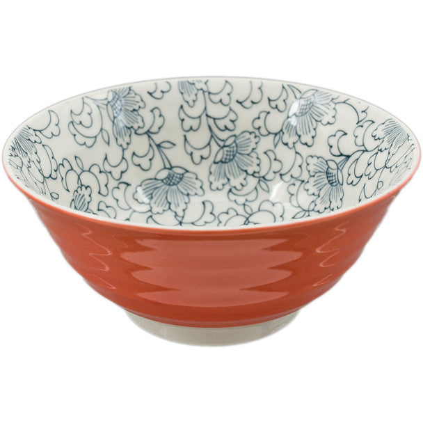 Orange Blossom Pattern Bowl 6"D, Set of 2