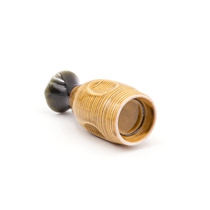 Japanese Ceramic Sake Bottle - Brown