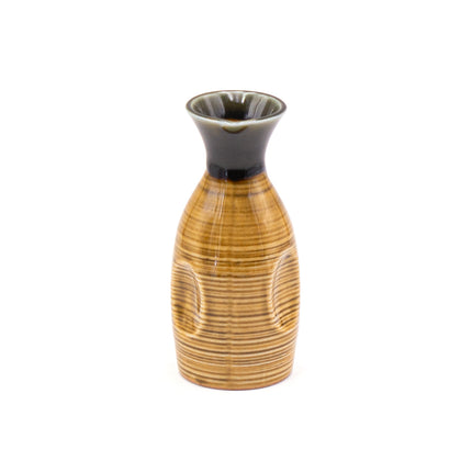 Japanese Ceramic Sake Bottle - Brown
