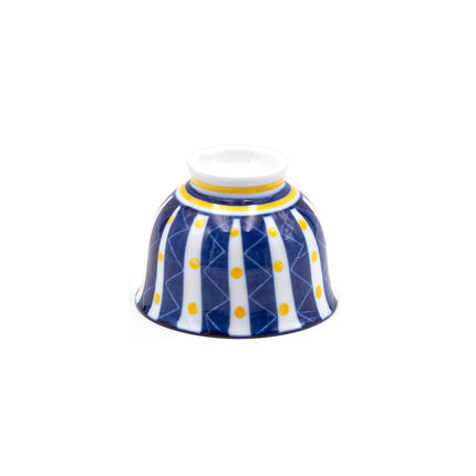 Blue Stripe Ceramic Tea Cup 6pc set