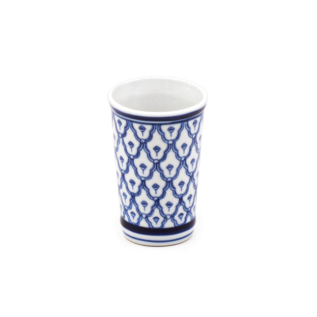 Blue Porcelain Teacup Set of 4