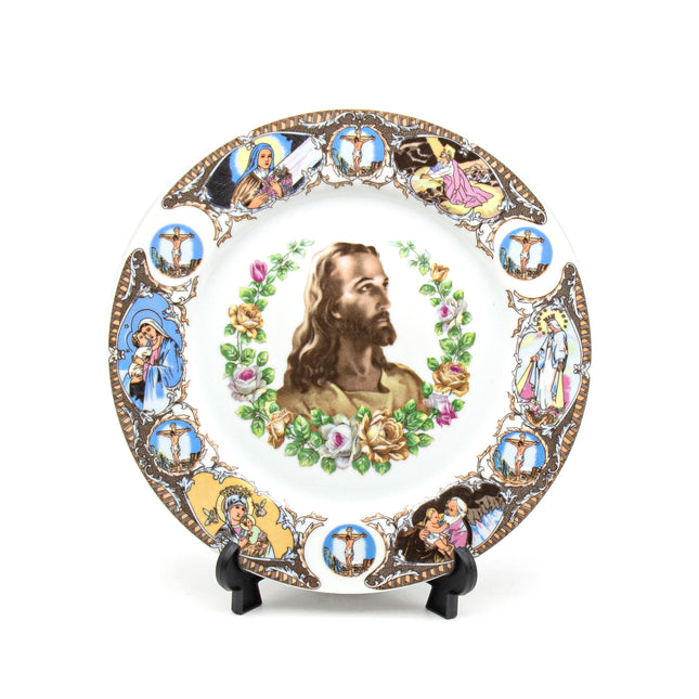 Jesus Decorative Plate 10-1/4"D