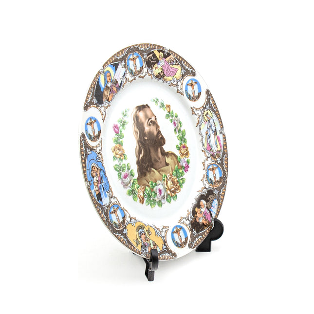 Jesus Decorative Plate 10-1/4"D