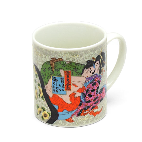 Japanese Lovers in Kimono Mug