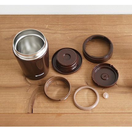 Tiger Stainless Steel Food Jar 13oz (Brown)