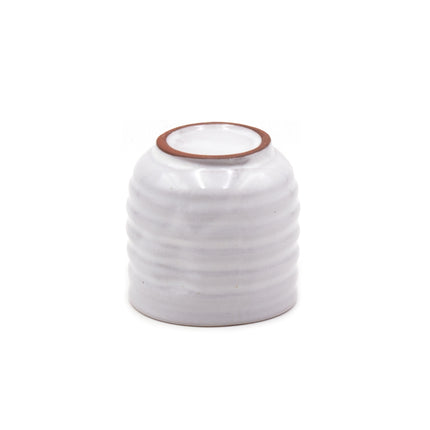 Glossy White Ceramic Cup