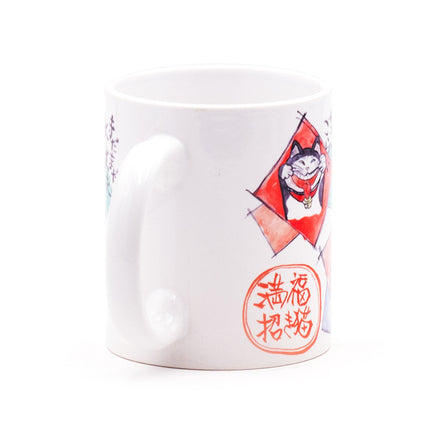 Lucky Cat Ceramic Mug
