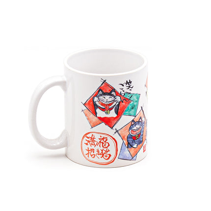 Lucky Cat Ceramic Mug