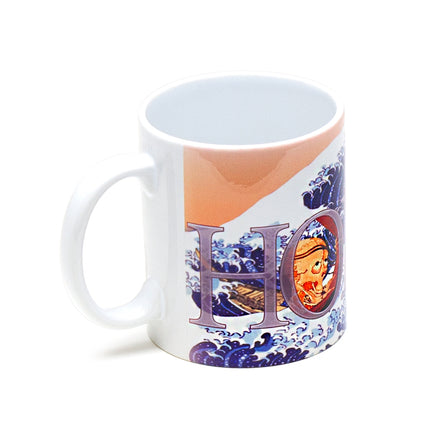 Hokusai Porcelain Cup - 10 fl.oz.