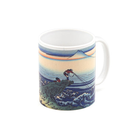 Hokusai's 'Kajikazawa in Kai Province' Porcelain Mug