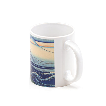 Hokusai's 'Kajikazawa in Kai Province' Porcelain Mug