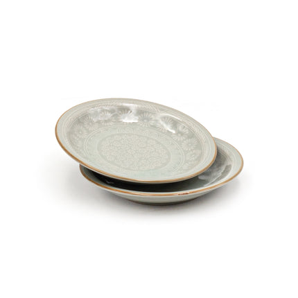 Floral Patterned Ceramic Plate 5PC Set