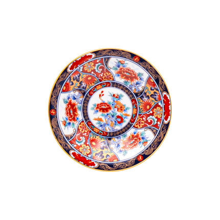 Imari Porcelain Coffee Set - 6 Cups & 6 Saucers