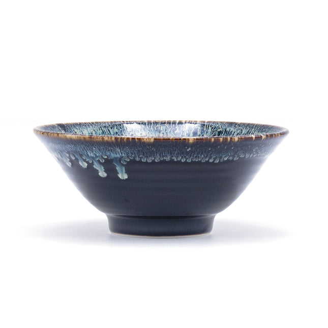 Reactive Glaze Noodle Bowl - Seafoam
